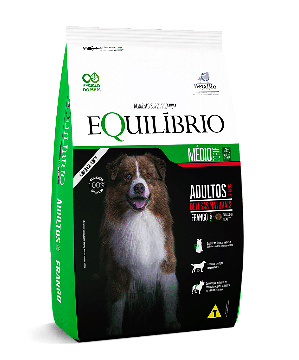EQUILIBRIO CAES ADULTO PORTE MEDIO 15KG