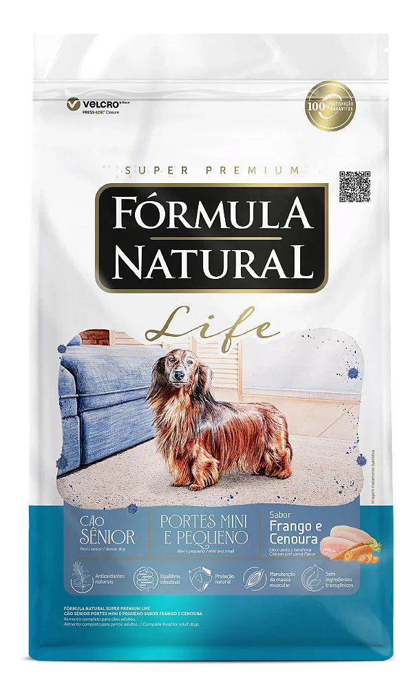 FORMULA NATURAL LIFE SENIOR RAÇAS PEQUENAS 7KG