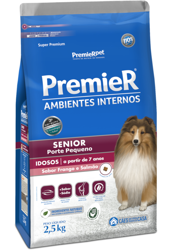 PREMIER CAES AMBIENTES INTERNOS SENIOR 2,5KG