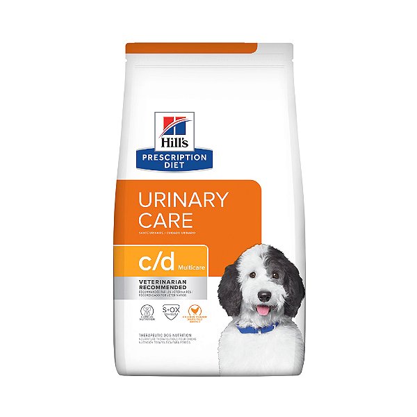HILLS CÃES MULTICARE C/D CUIDADO URINARIO 3,8KG