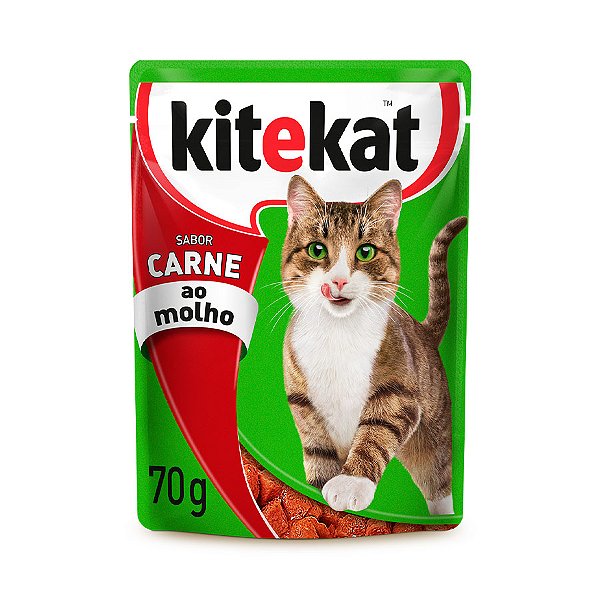 KITEKAT SACHE CARNE AO MOLHO 70G