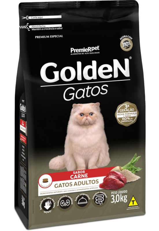 GOLDEN GATOS ADULTO CARNE 10,1KG