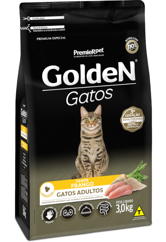 GOLDEN GATOS ADULTO FRANGO 10,1KG