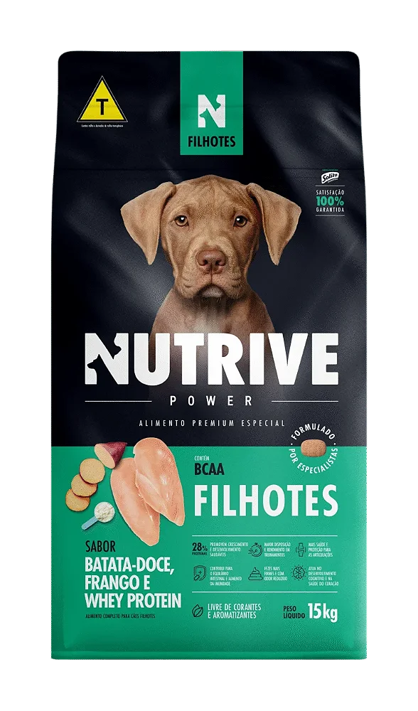 NUTRIVE CAES POWER FILHOTES 15KG