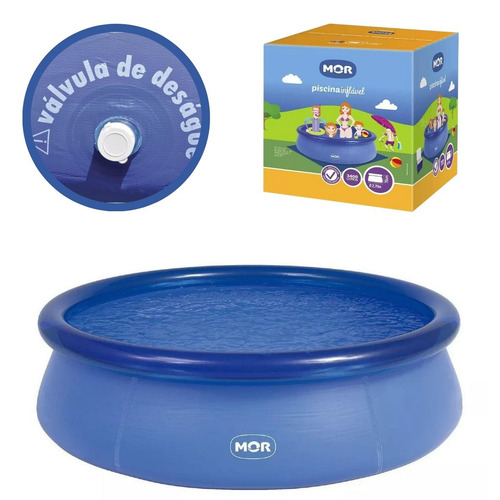 Piscina Inflável Redonda 3400 Litros Fun Mor