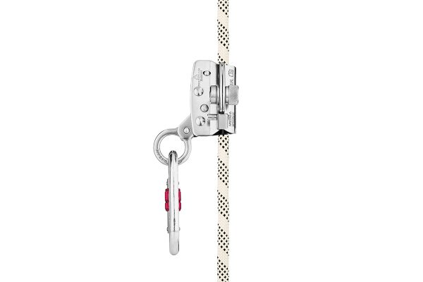 TRAVA-QUEDA PARA CORDA DE 12 MM COM MOSQUETÃO