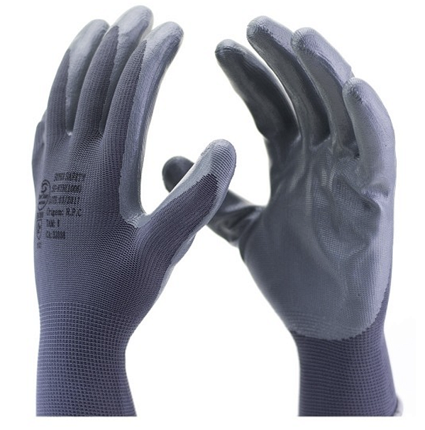 LUVA DE POLIAMIDA E BANHO NITRILICO SUPERSAFETY CA32038