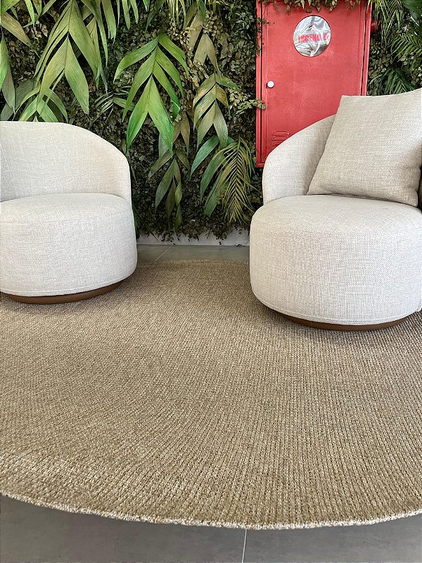 Tapete Sisal Belga D:102 - Sob Medida - Acabamento Padrão