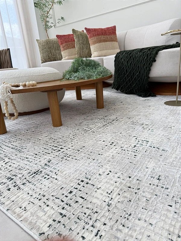 Tapete Londres Verde Esmeralda D:0023A - SOB MEDIDA - Micro Overloque (Não efetuamos trocas ou devolução) - Cliente Odemar