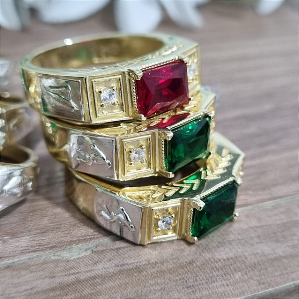 Anel formatura  moeda antiga  masculino profissões