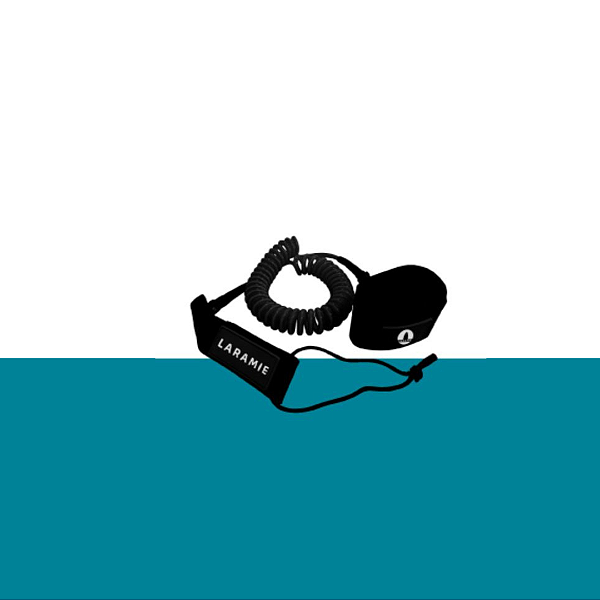 Leash Espiral Prancha Stand Up Paddle LARAMIE - PRETO