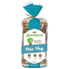 Pão Veg sem Glúten sem Lactose e Vegano