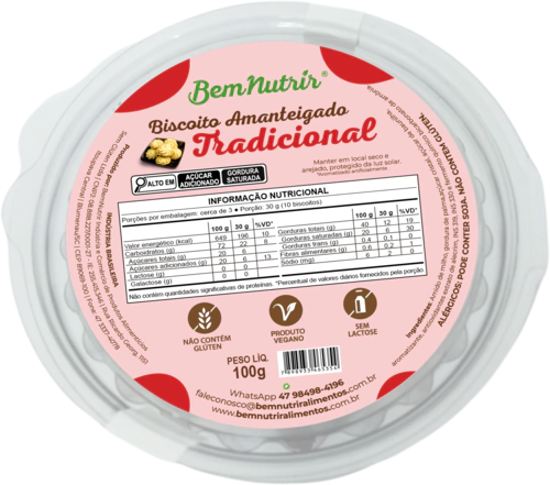 Biscoito Amanteigado Tradicional