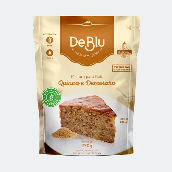 Mistura para Bolo com Quinoa e Demerara