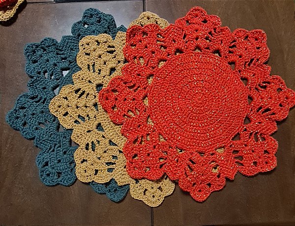 Sousplat floco de neve