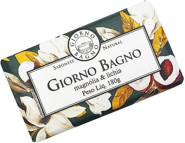 Sabonete em Barra Giorno Bagno Magnólia e Lichia 180g
