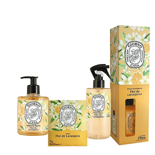 Super Kit Flor de Laranjeira Giorno Casa