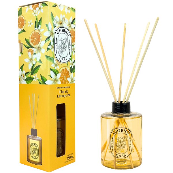Difusor de Ambientes Flor de Laranjeira Giorno Casa 250mL