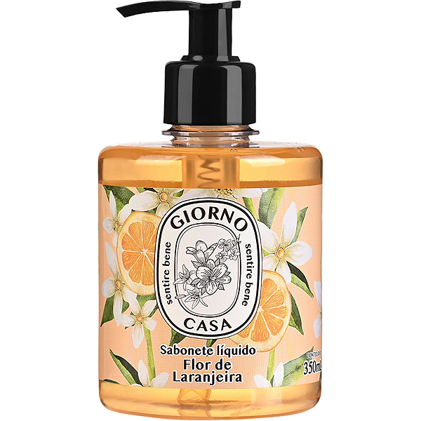 Sabonete Líquido Flor de Laranjeira Giorno Casa 350 mL