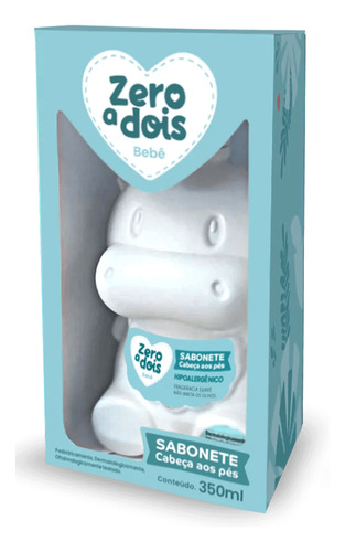 Sabonete Líquido Cabeça Aos Pés Hipopótamo Zero A Dois Bebê