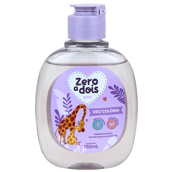 Colônia Infantil Aroma Baby Lavanda Zero a Dois 150mL