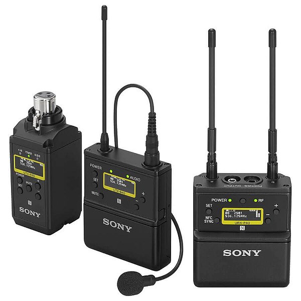 Sony UWP-D26 – Sistema de Microfone Sem Fio com Transmissor de Corpo e Plug-On