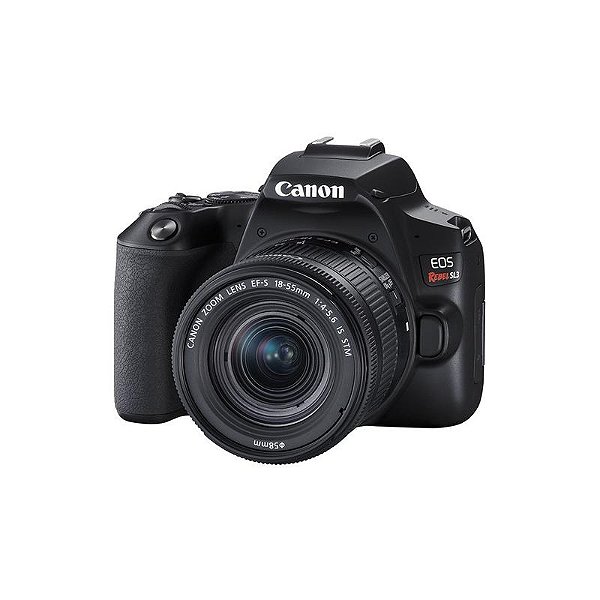 Canon EOS Rebel SL3 Mirrorless Digital DSLR com lente 18–55 mm