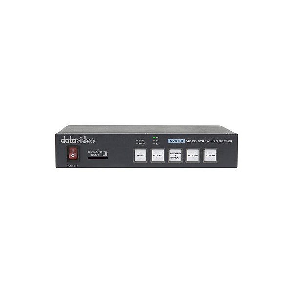 Datavideo NVS‑33 – Encoder H.264 e Gravador MP4 com HDMI e SDI