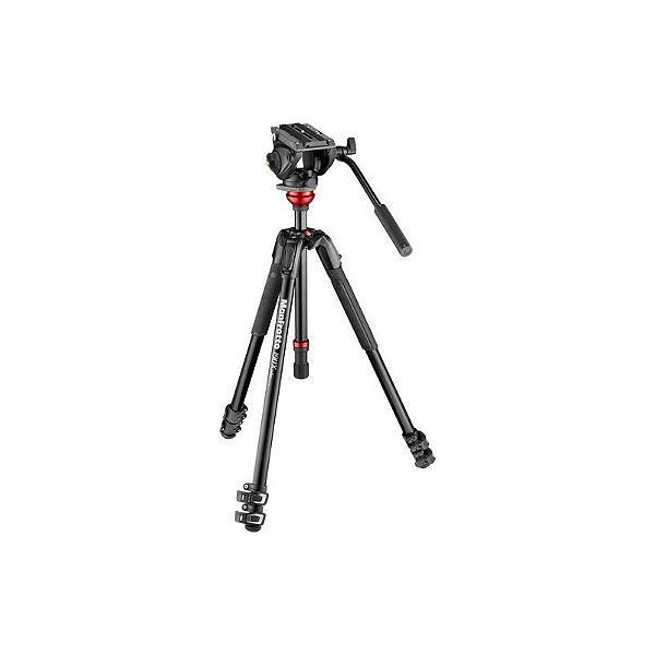 Manfrotto Cabeça de Vídeo MVH500AH com Tripé 190X e Bolsa
