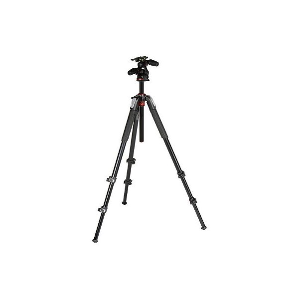 Manfrotto Tripé MK055XPRO3 com Cabeça de Pan/Tilt e Bolsa