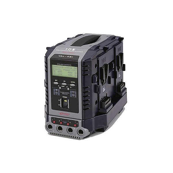 Carregador IDX VAL-4Si V-Mount de 4 Canais com LCD