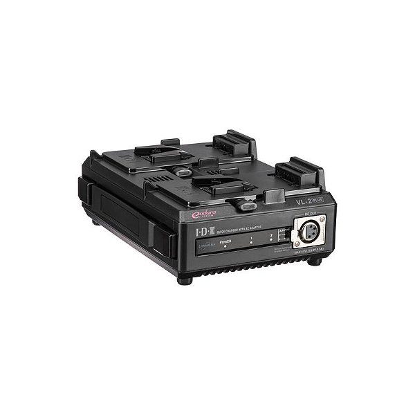 Carregador IDX VL-2PLUS V-Mount com Fonte de Alimentação 60W