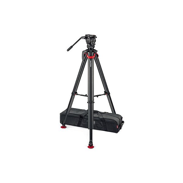 Sachtler Cabeça Fluida aktiv6 75 mm com Placa Sideload