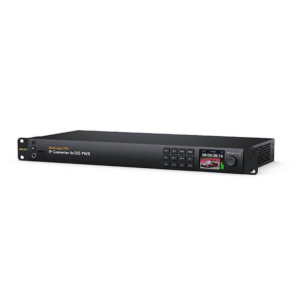 Blackmagic 2110 IP Converter 4 x 12G - Conectividade SDI para IP