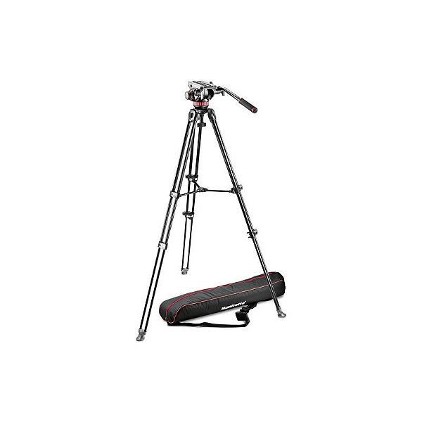 Tripé Manfrotto MVK502AM-1 com Cabeça Fluida MVH502A e Bolsa