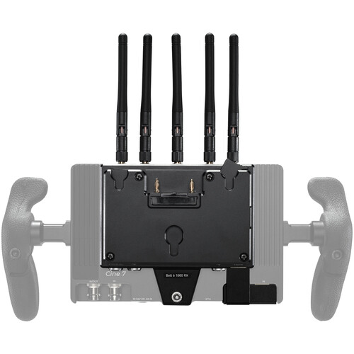 Receptor Teradek Bolt 6 RX 1500 Monitor Module com Gold Mount