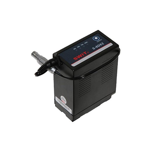 Bateria D54 Teradek com Cabo Adaptador de 25 cm para 2-Pin Lemo