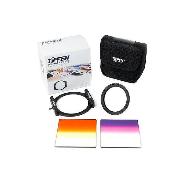 Kit de Filtros Tiffen Pro100 Skyline com Filtros Sunset e Twilight 4x4