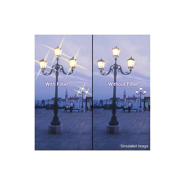 Filtro Tiffen Star Effect 4 Pontas  3mm – 6.6 x 6.6