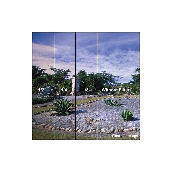 Tiffen Filtro Coral 1/2 4x4 – Cor Sólida