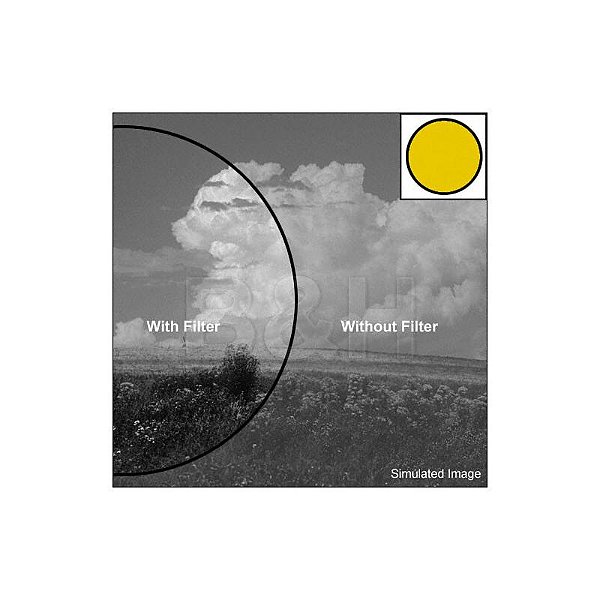 Filtro Tiffen 4x4 Deep Yellow #15 – Contraste para Preto e Branco