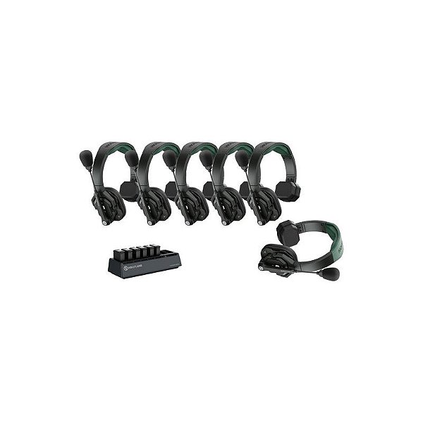 Hollyland Solidcom SE Pro 6S – Sistema de Interfone Sem Fio para 6 Pessoas