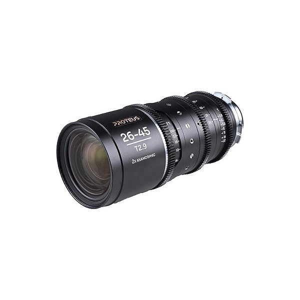 Lente Laowa Proteus 2× Anamórfica 45–85 mm T2.9 Flare Prateado PLEF