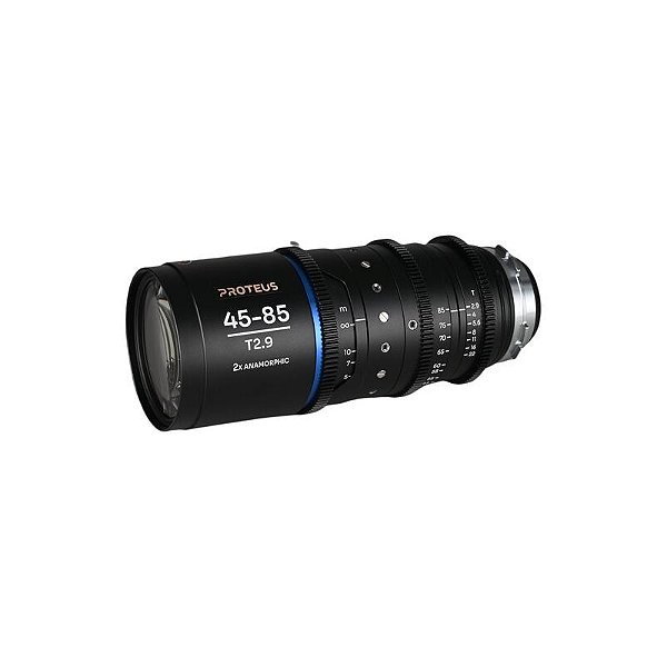 Lente Laowa Proteus 2× Anamórfica 45–85mm T2.9 Flare Âmbar PLEF
