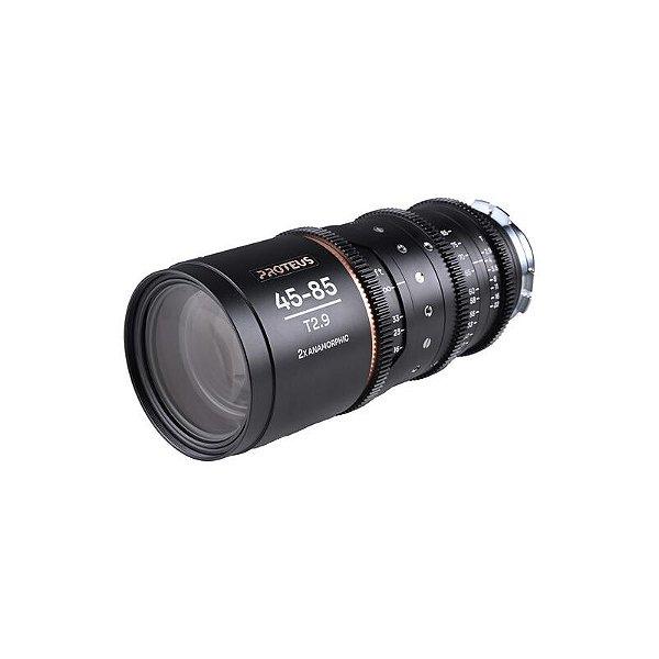 Lente Laowa Proteus 2× Anamórfica 45–85 mm T2.9 Flare Prateado PLEF