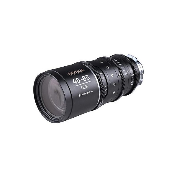 Lente Laowa Proteus 2× Anamórfica 45–85 mm T2.9 Flare Prateado PLEF