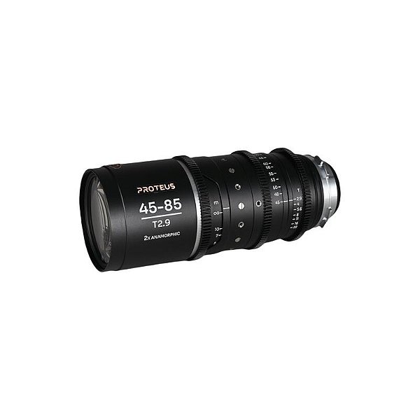 Lente Laowa Proteus 2× Anamórfica 45–85 mm T2.9 Flare Âmbar PLEF