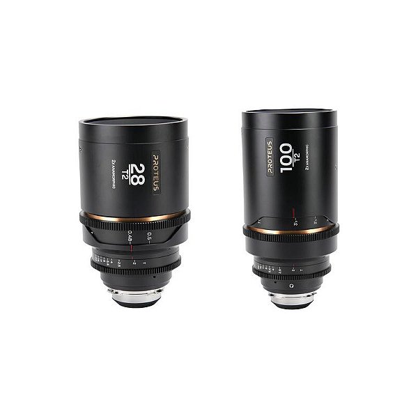 Lente Zoom Anamórfica Laowa Proteus 2× 28–100 mm T2 (Amber Flare, PLEF)