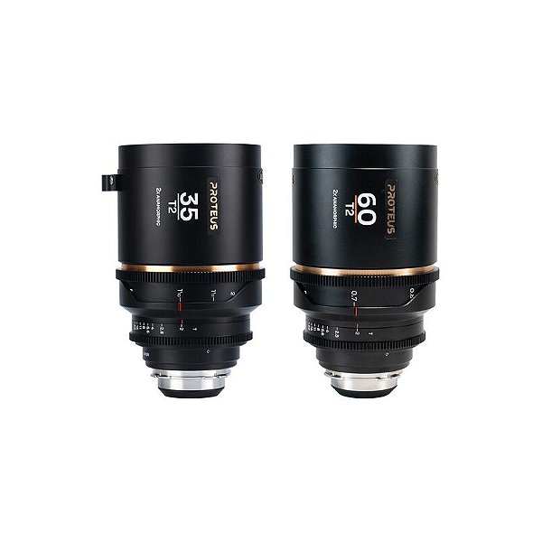 Lente Laowa Proteus 35 + 60 mm T2 PLEF Feet Amber Flare