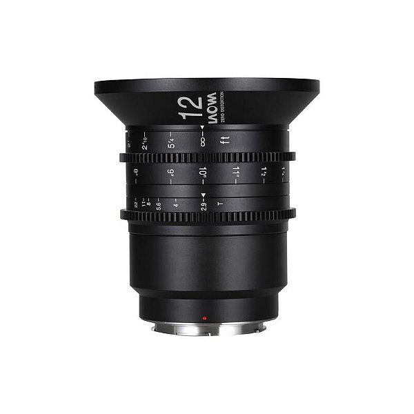 Lente Cine Laowa 12 mm T2.9 Zero‑D (Full‑Frame/VistaVision – LF)